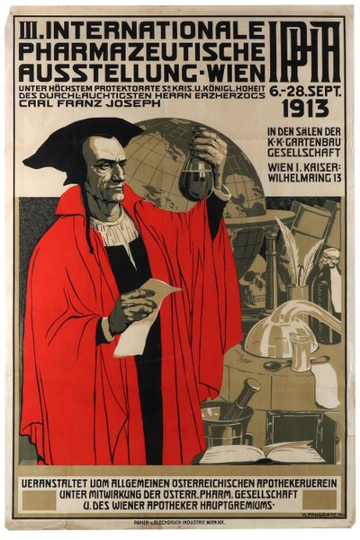III kansainvälinen farmaseuttinen näyttely Wienissä, 1913. tekijältä Heinrich Maria Pangratz