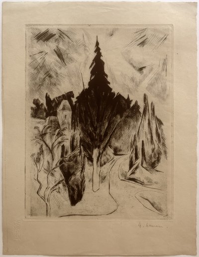 Parkki aamulla tekijältä Heinrich Nauen
