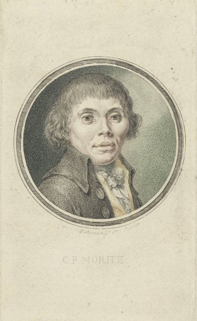 Karl Philipp Moritzin muotokuva 1756-1793, 1795. tekijältä Heinrich Sintzenich