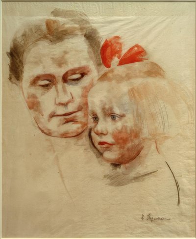 Äiti ja lapsi (Anna ja Käte Werner) tekijältä Heinrich Stegemann