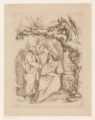 Juudas Iskariot ylipappien kanssa Ahneus (Avaritia) Deadly Sins and the Fall (sarjan nimi) tekijältä Heinrich Vianden