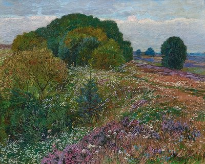 Kannervan reunalla (kannermaisema I). 1909 tekijältä Heinrich Vogeler