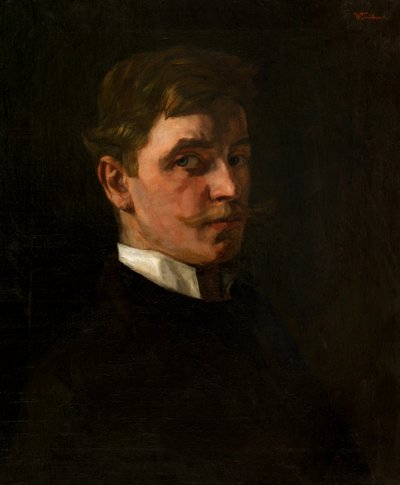 Omakuva, 1876-1877. tekijältä Heinrich Wilhelm Trübner