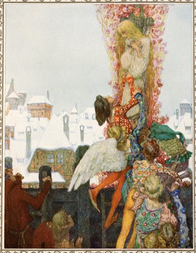 Villijoutsenet Hans Christian Andersenin tarinoista, pub. 1911 tekijältä Heinrich and Urban Lefler