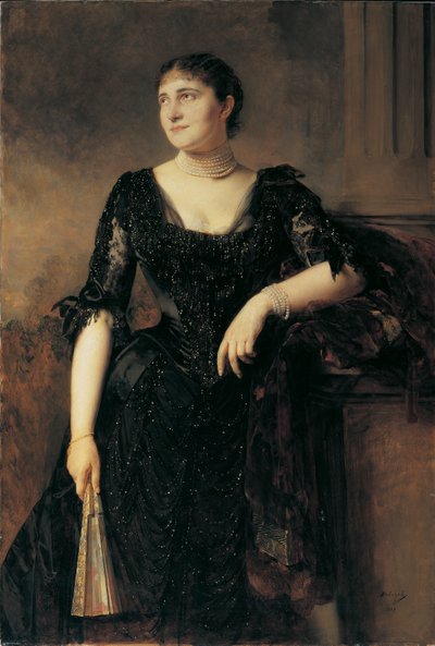 naisen muotokuva tekijältä Heinrich von Angeli