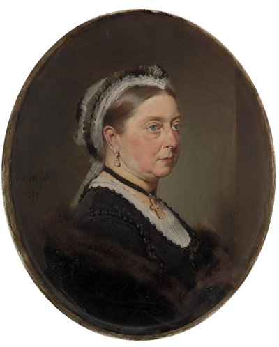Kuningatar Victoria, 1877 tekijältä Heinrich von Angeli