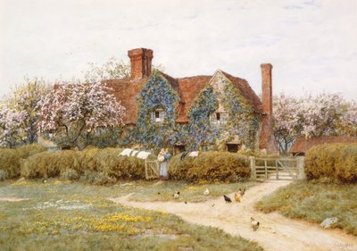 Buckinghamshiren talo Penstreetissä tekijältä Helen Allingham