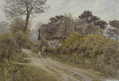 Huonekalut ja erilaiset esineet 1100- ja 1300-luvuilta tekijältä Helen Allingham