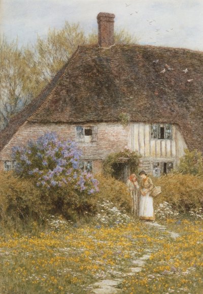 Kenttiläinen mökki tekijältä Helen Allingham