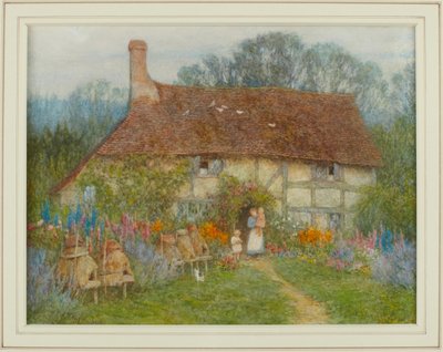 Surreyn mökki, 1880 tekijältä Helen Allingham