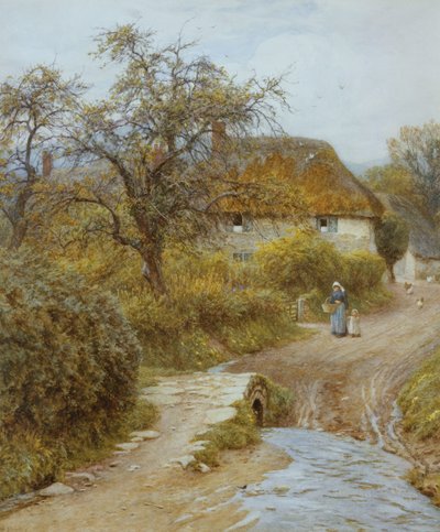 Hill Farm, Symondsbury, Dorset tekijältä Helen Allingham