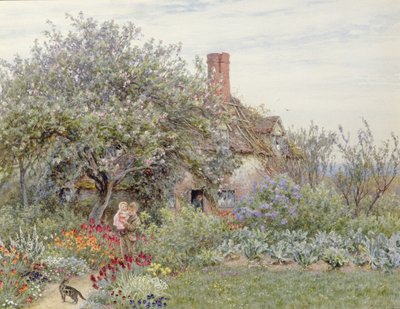 Lähellä Hambledonia (wc paperilla) tekijältä Helen Allingham