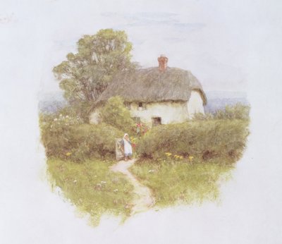 Huonekalut ja erilaiset esineet 1100- ja 1300-luvuilta tekijältä Helen Allingham