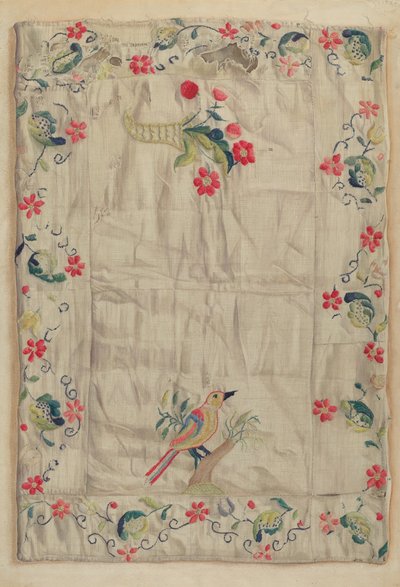 Crewel Embroidery, c. 1937. tekijältä Helen E. Gilman