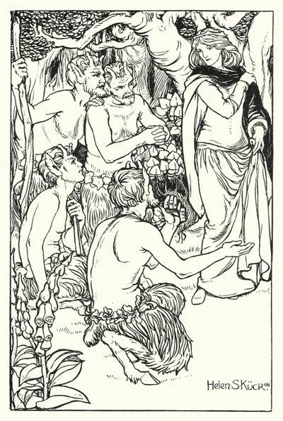 Satyrs pelastaa Unan (kaiverrus) tekijältä Helen S. Kuck