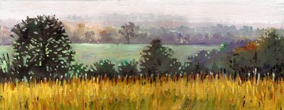 Kohti Grazeleyta, 2012 (öljy kankaalle) tekijältä Helen White