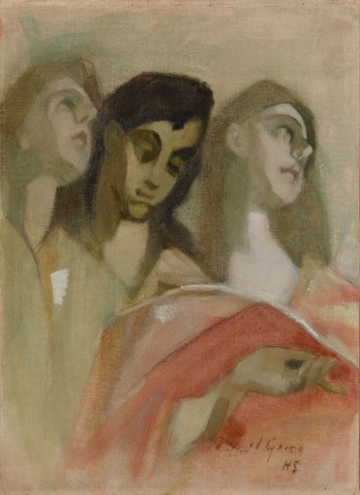 ”Enkelin fragmentti”, El Grecon teoksen mukaan tekijältä Helene Schjerfbeck