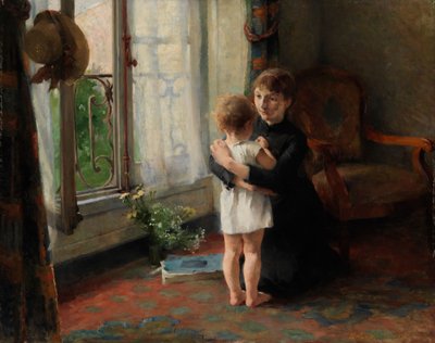 Äiti ja lapsi tekijältä Helene Schjerfbeck