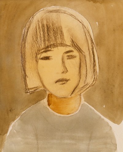 Tytön muotokuva tekijältä Helene Schjerfbeck