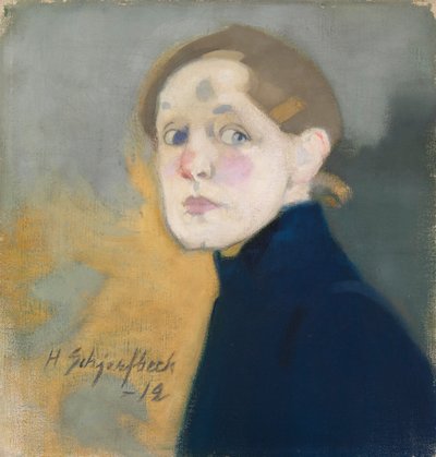 Omakuva, 1912. tekijältä Helene Schjerfbeck