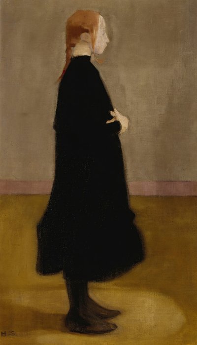 Koulutyttö II tekijältä Helene Schjerfbeck