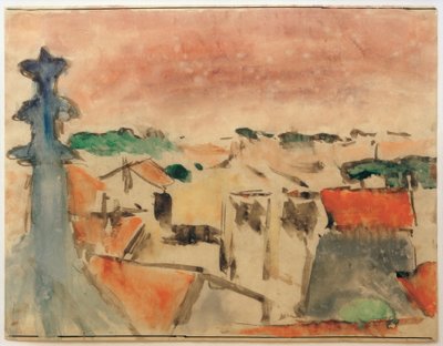 Kylä violetin taivaan alla tekijältä Helmuth Macke