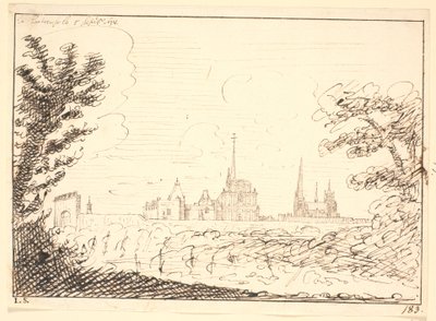 Prospekt af Notre-Dame-de-la-Mercicorde, Bordeaux tekijältä Hem