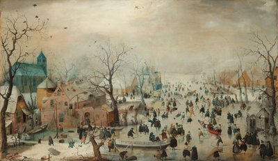 Talvimaisema luistelijoiden kanssa Talvimaisema luistelijoiden kanssa tekijältä Hendrick Avercamp