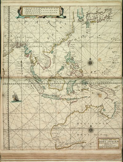 Itä-Intian itäosa, joka ulottuu Ceylonista Japaniin ja Hollandia Novaan. tekijältä Hendrick Doncker