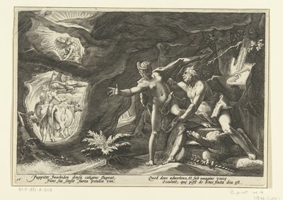 Jupiter hyökkää Ion kimppuun Ovid