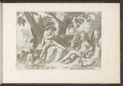 Mercury soittaa huilua Argusille Ovid