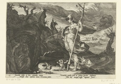 Minerva pyytää Envyä sytyttämään kateutta Aglauroksessa Ovid