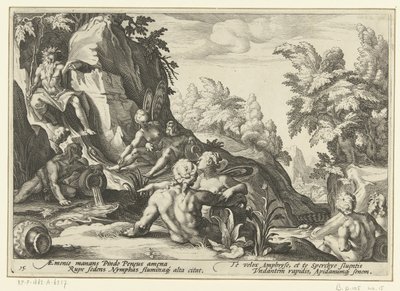 Peneuksen vieraillessa muut jokijumalat Ovid