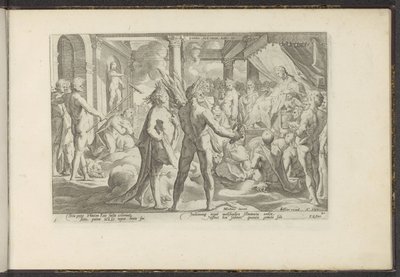 Phaëton in het paleis van Helios Ovidian meta. Lib. II (otsikko esineessä) Ovid