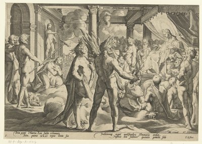 Phaeton Heliosin palatsissa Ovid