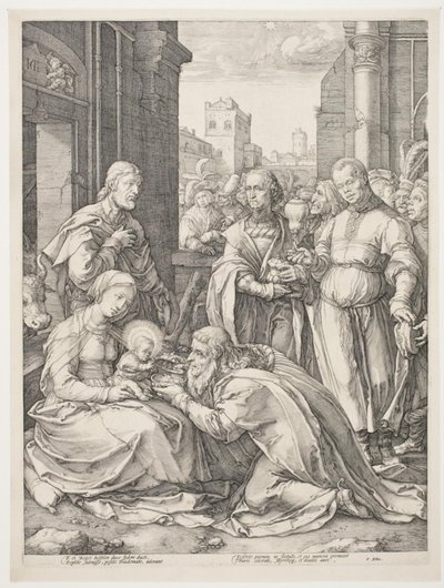 Maagien palvonta tekijältä Hendrick Goltzius
