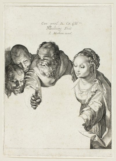 Paimenten palvonta tekijältä Hendrick Goltzius