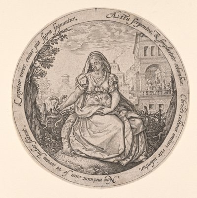 Varovaisuuden allegoria tekijältä Hendrick Goltzius