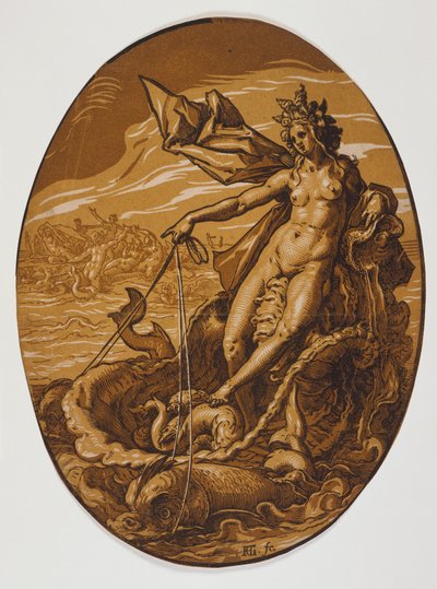 Amfitrite tekijältä Hendrick Goltzius