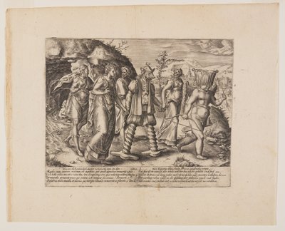 Ahneus on kaiken pahan alku ja juuri, Litis Abusus -kirjasta (Lain väärinkäytökset). tekijältä Hendrick Goltzius