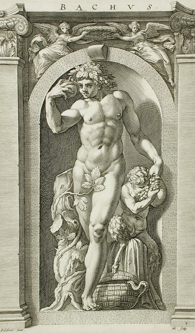 Bacchus tekijältä Hendrick Goltzius