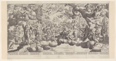 Cupidon ja Psychen häät tekijältä Hendrick Goltzius