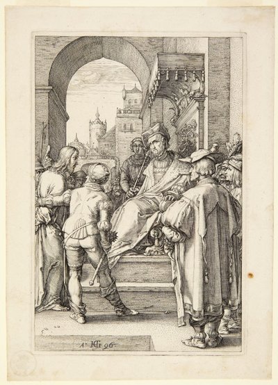 Kristus Pilatuksen edessä tekijältä Hendrick Goltzius