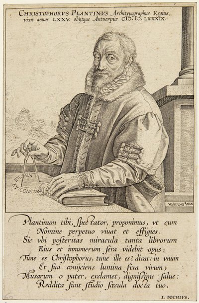 Christopher Plantin tekijältä Hendrick Goltzius