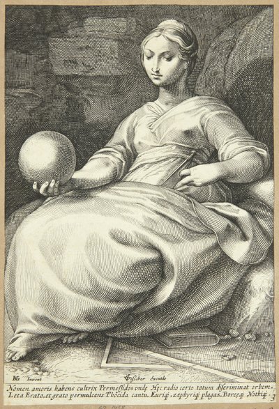 Erato tekijältä Hendrick Goltzius