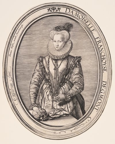Françoise van Egmond tekijältä Hendrick Goltzius