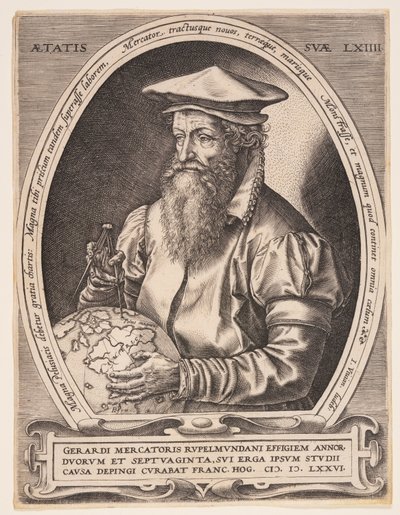 Gerardus Mercator tekijältä Hendrick Goltzius