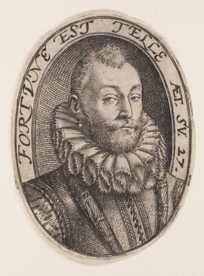 Gerrit Dircksz. tai Claes Stefensz. van Heussen. tekijältä Hendrick Goltzius