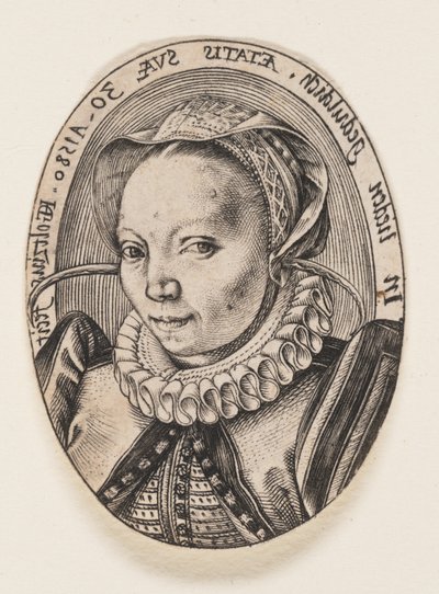 Grietgen Jansdochter, taiteilijan vaimo tekijältä Hendrick Goltzius