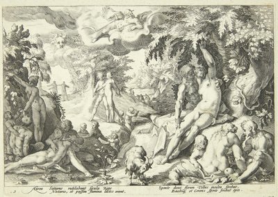 Kultainen ikä tekijältä Hendrick Goltzius